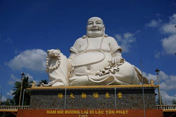 Mỹ Tho - Pagoda Vĩnh Tràng - Posąg Buddy