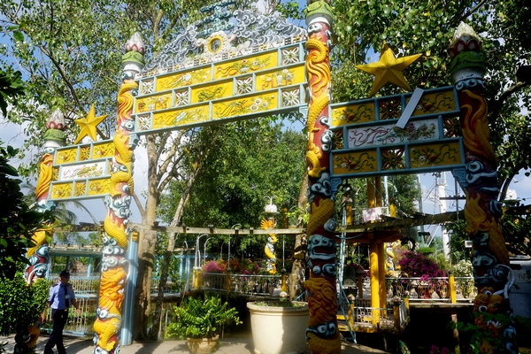 Delta Mekongu - Wyspa Cồn Phụng - Świątynia religii kokosa