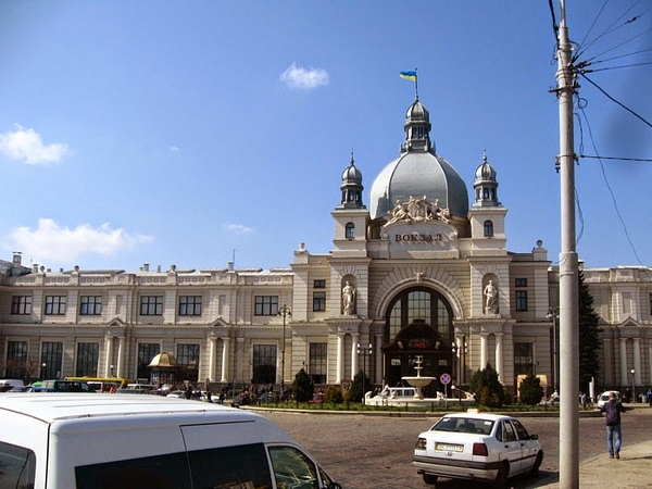 Lwów - Dworzec kolejowy - Ukraina